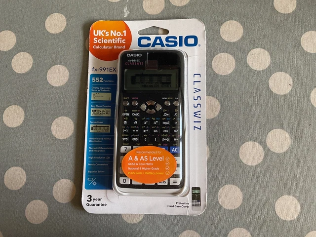 Function Casio CASIO FX-991EX CLASSWIZ Advanced Engineering Scientific Calculator-552 ...