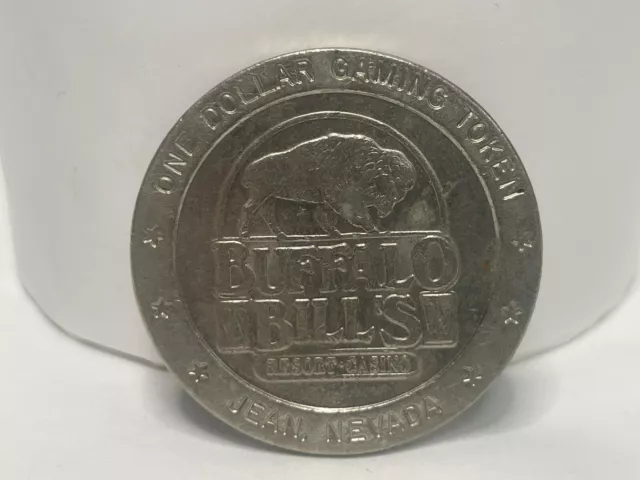 Buffalo Bills Resort Casino $1 One Dollar Gaming Coin/Token - Jean, Nv