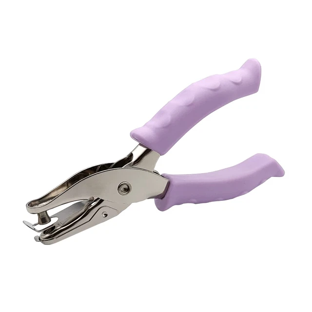 Pinza Perforatrice Per Carta - Foro 6mm, Con 20 Fibbie Per Badge E Biglietti - Foto 2