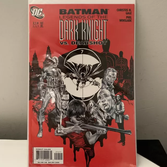 Batman Legends of The Dark Knight #214 Deadshot DC Comics 1st Print NM see pics