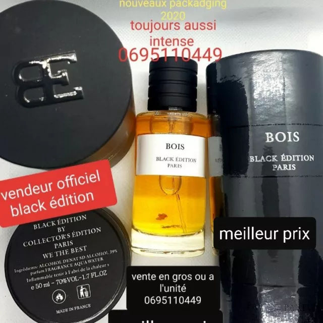 Parfum collection privée n°1 bois N1  black édition intense gain d'argent