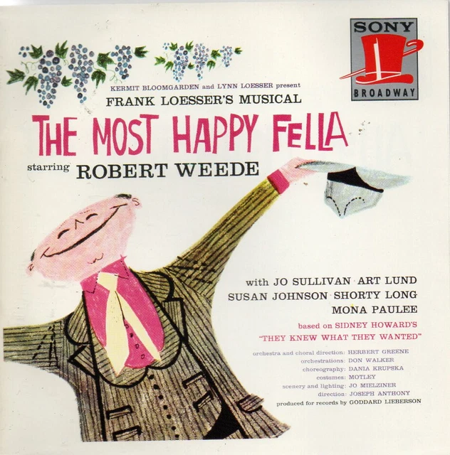 THE MOST HAPPY FELLA  Musical  double cd