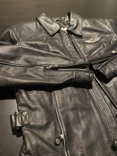 HARLEY DAVIDSON 100TH Anniversary Leather Motorcycle Jacket Women's ...