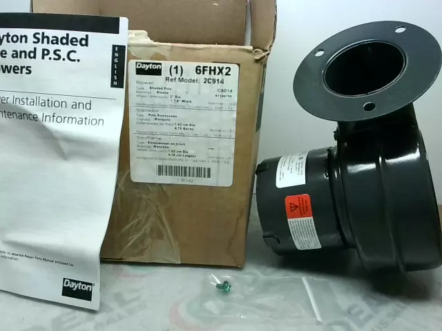 Dayton 2C914A 1/125HP OEM Blower Motor 3030RPM 230VAC 1 Phase - New In Box