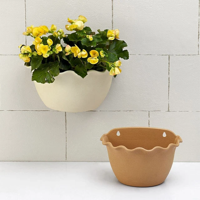 Outdoor Pots Planter Indoor Plants Hanging Flower Wall-mounted