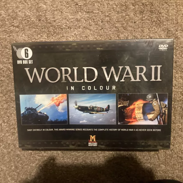 World War Ii In Colour Complete Every Episode Genuine History Channel 6 Dvd Epic