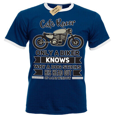 Cafe Racer Only un Motociclista Knows Divertente T-Shirt Uomo Suoneria