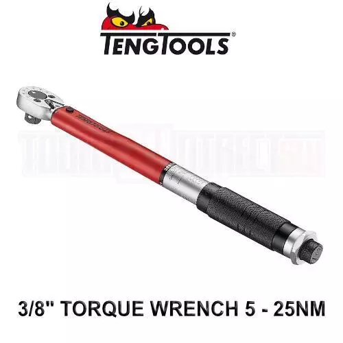 Teng Tools 5 - 25NM 3/8 " Inch Torque Wrench Drive 3892AG-E1