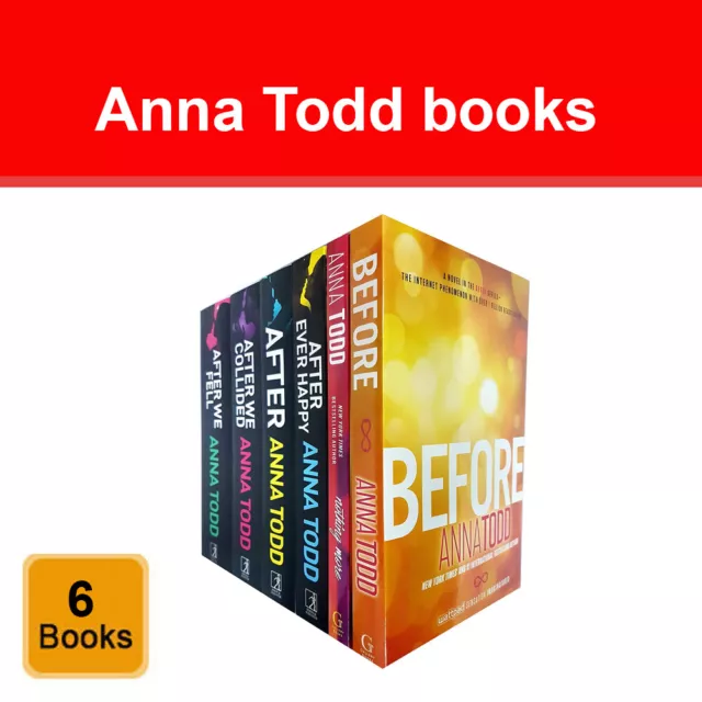 Anna todd Before And After Series 6 Books Collection Set Nothing More