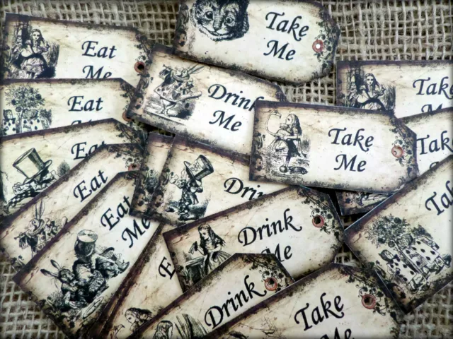 Alice in Wonderland... 'Eat Me'...'Drink Me'... 'Take Me'...'Use Me'... Tags 2