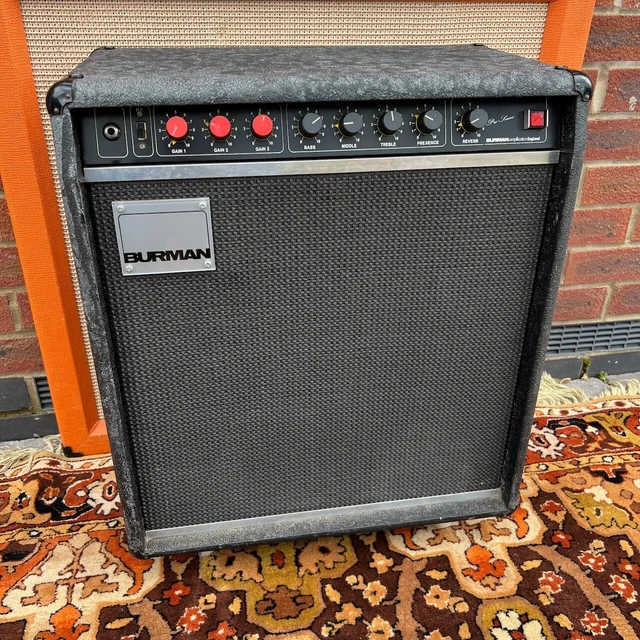 Vintage 1970s Burman Pro Series 501 1x12 Valve Amplifier Combo w/ Gold Lion KT77
