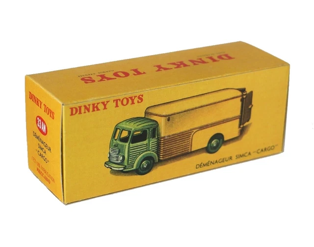 Dinky Toys 33B Benne Simca Cargo – 1/43 – Meccano – Boîte Reproduction