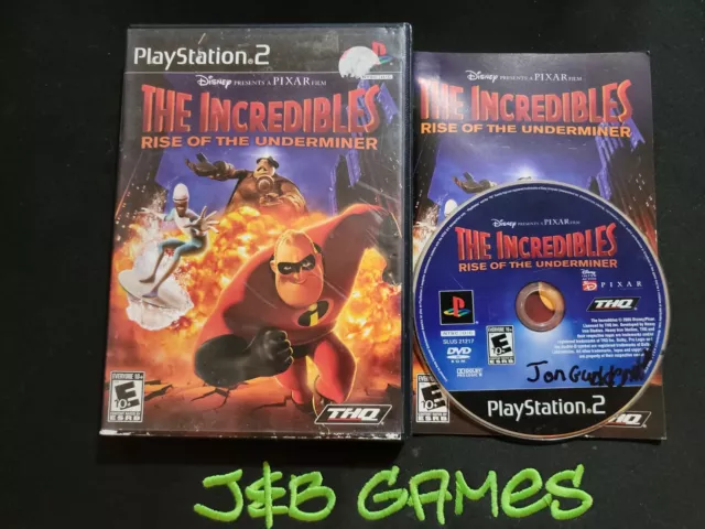 DisneyPixar The Incredibles Rise of the Underminer jogo playstation ps2 +  fini - Escorrega o Preço