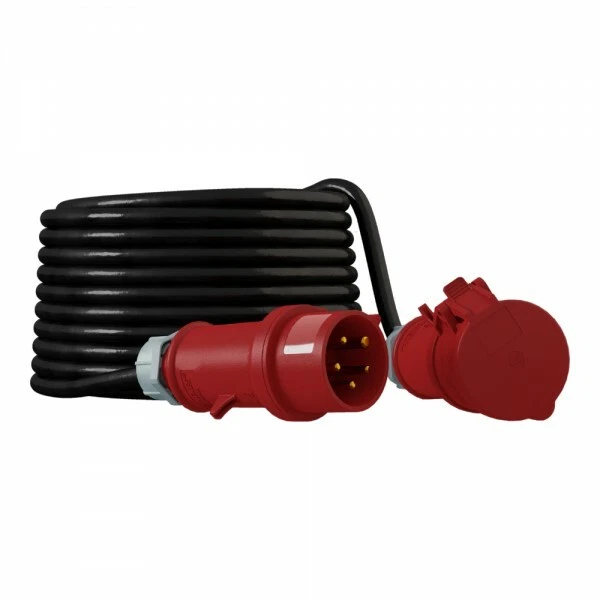 Rallonge Câble électrique Euro Type-C (CEE 7/16) - 1 Mètre - Mâle Vers Femelle - Pour TV, PC, Lampes, PS5 - Noir