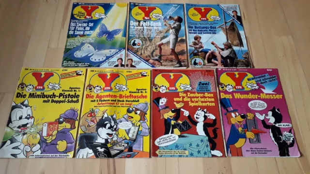 Yps - Konvolut 7 Comichefte 1.Serie von 1975-2000 mit Lucky Luke, Asterix, Alix