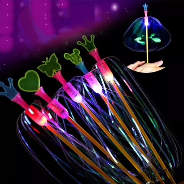 Rainbow Magic Stick Wall LED Bubble Flower Colorful Shining Light Wall Stick XM