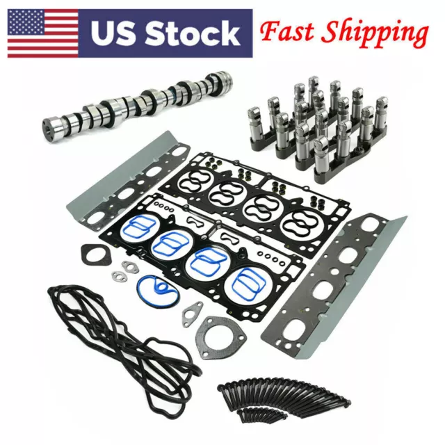 Camshaft Lifters Gaskets MDS Kit For 2009-2015 5.7L V8 Hemi Chrysler Dodge Jeep