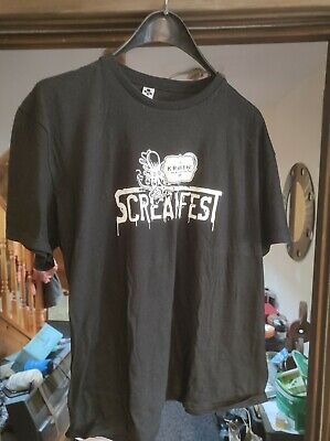 Official Black 'The Kraken' Screamfest T-Shirt from 2021 Size extra Large