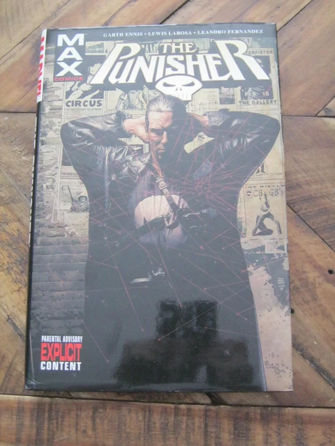 Punisher Max:  Volume 1 Marvel 2005 Garth Ennis Hardcover  Tim Bradstreet ZCO3