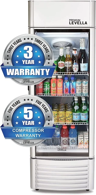 PRF90DX Single Glass Door Merchandiser Refrigerator -Beverage Display Cooler-9.0