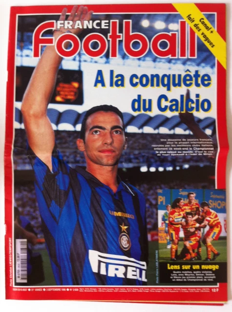 Spécial Foot N°5 1996 – Zidane, Djorkaeff, La Ligne Bleue + 4 Posters Géants (Stoichkov & Weah) – Collector