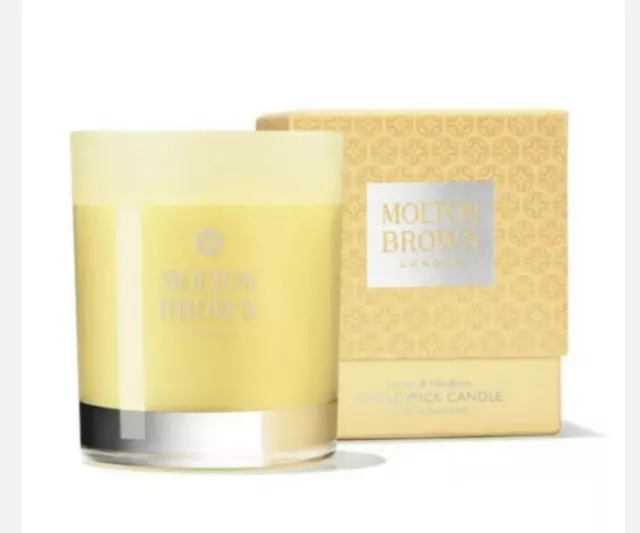 Molton Brown Lemon & Mandarin Single Wick Candle 180G *Genuine* Brand New