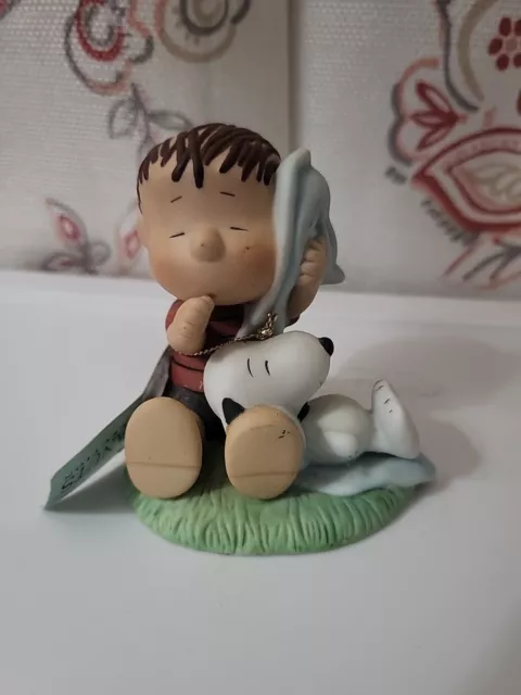 Westland Giftware #8218 Peanuts Linus & Snoopy Ceramic Figurine