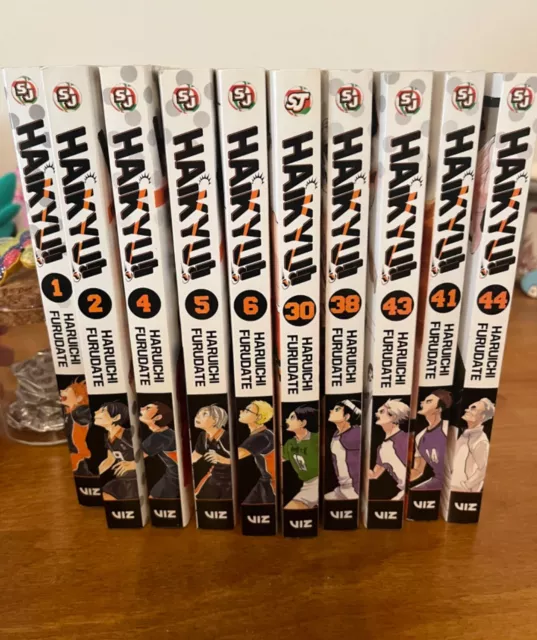 Haikyu!! Haikyuu manga set/Lot 10 volumes English