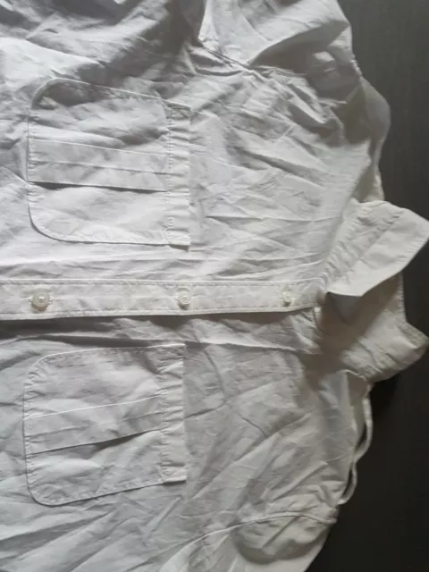 GAP Chemise Blanche Haut Chemisier Neuf avec étiquettes Taille 14 L 2