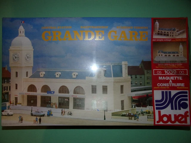 Maquette Jouef à Monter - Grande Gare Complète 1039 - Échelle HO - Neuf