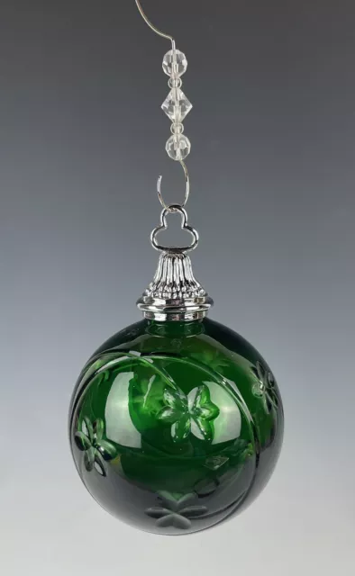 Waterford 2006 Shamrock Ball Ornament With Enhancer Mint In Box