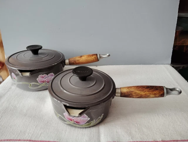 Service à fondue vintage en fonte Le Creuset - Électroménager