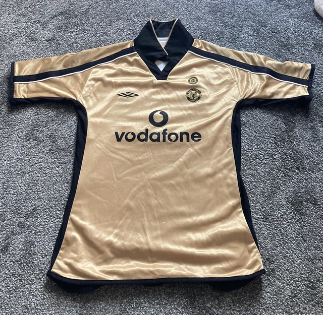 Manchester united gold shirt cheap
