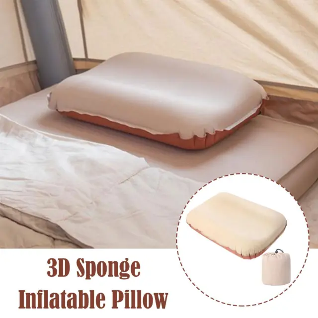 3D Comfortable Pillow Camping Travel Portable Easy Storage Pillow Z9H0
