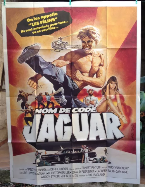cinema-affiche originale- NOM DE CODE JAGUAR - 120x160