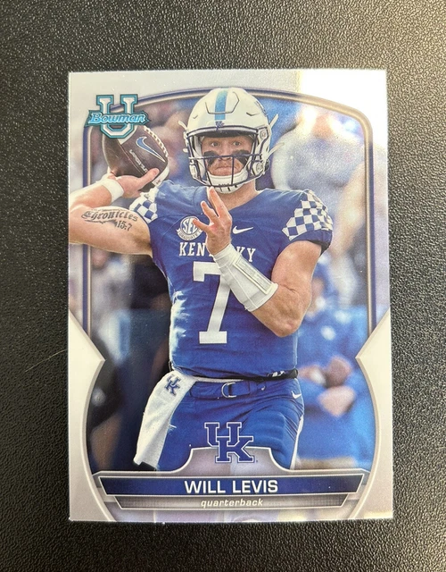 2022 Bowman U #5 Will Levis Kentucky Wildcats Rookie Tennessee Titans