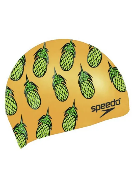 Speedo - Cuffia Slogan Print Cap Junior - 08386A851 - Gold Pineapple