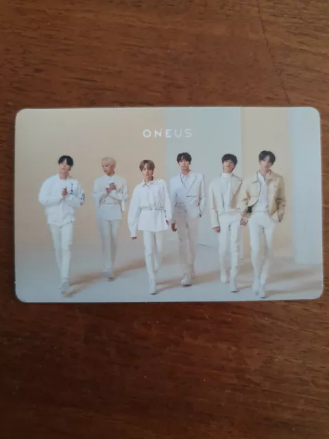 Oneus light us official sticker photocard Kpop