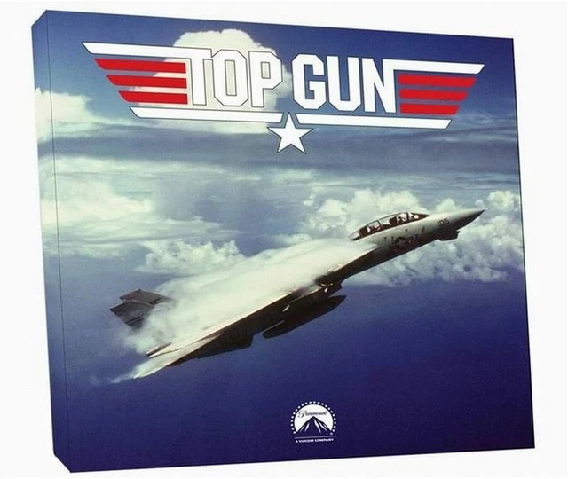 Tableau Sur Toile Top Gun 50x70 Cm – Impression Graphique Sans Marque, Film Culte