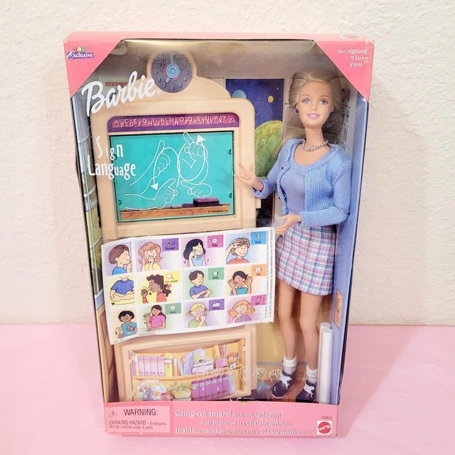 BARBIE SIGN LANGUAGE TEACHER Doll 1999 NRFB 25837 TRU Exclusive 99.88