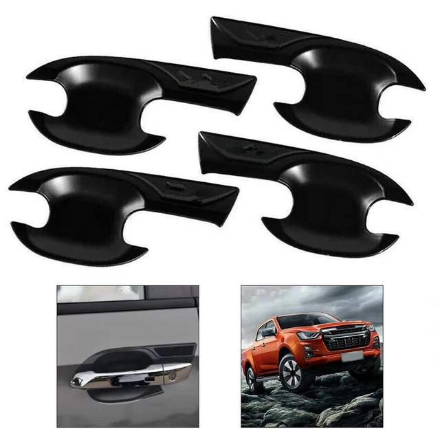 FOR ISUZU DMAX Dmax 2021 2024 Door Handle Cover Trim Sleek Matte Black