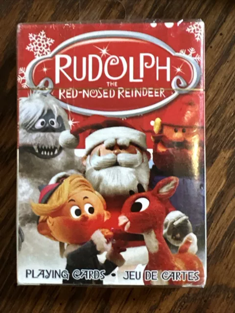 Cartas De Juego Rudolph El Reno Nariz Roja Acuario Nuevas