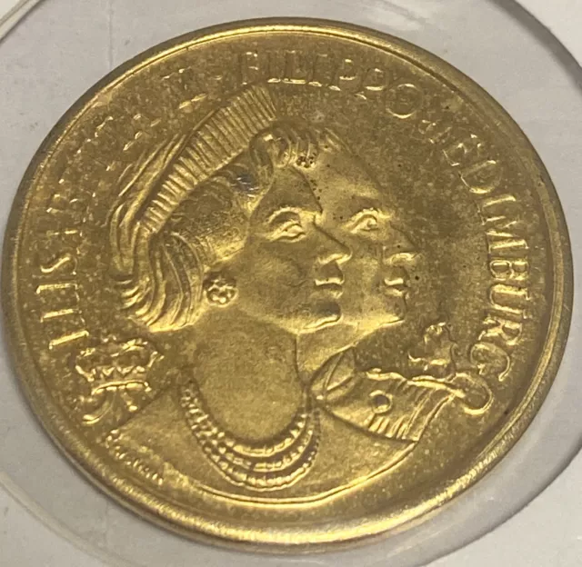 MEDAGLIA COMMEMORATIVA ELISABETTA II ∗ FILIPPO di EDIMBURGO - by SCILTIAN 1969