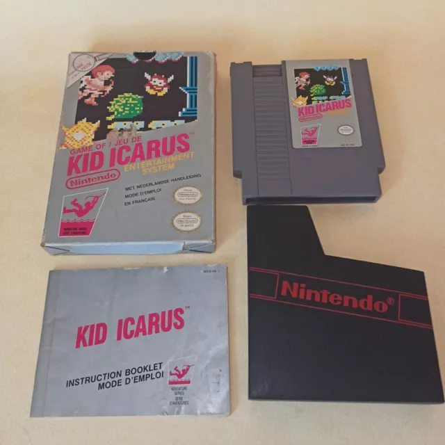 Jeu KID ICARUS en boite notice FAH FRA cartouche nintendo NES Pal B