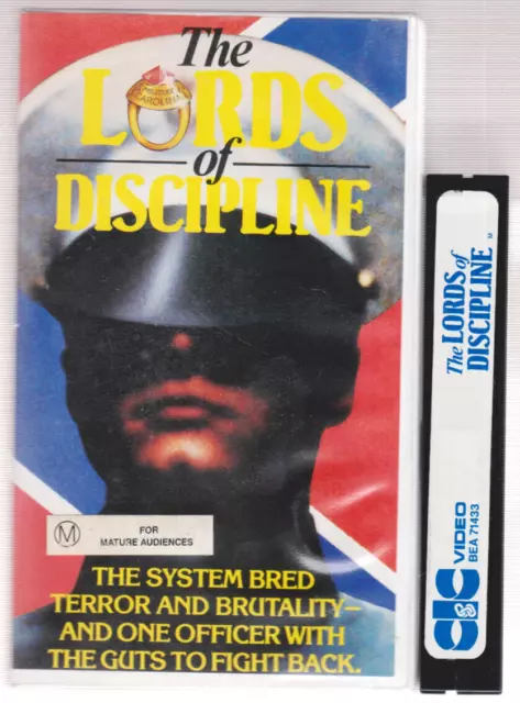 BETA Video Tape THE LORDS OF DISCIPLINE Small Box Ex-Rental Betamax CIC