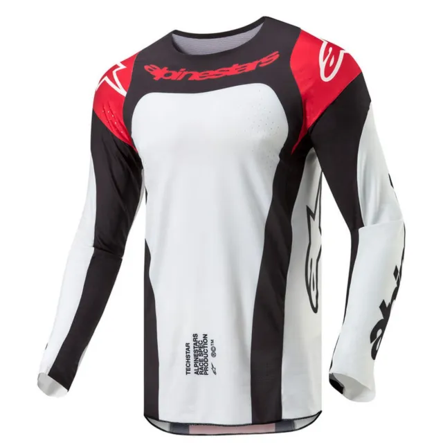 Jersey Alpinestars Techstar Ocuri Jersey Red Blanc