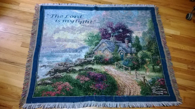 Manta Thomas Kinkade Salmo 27 1 El Señor Es Mi Luz