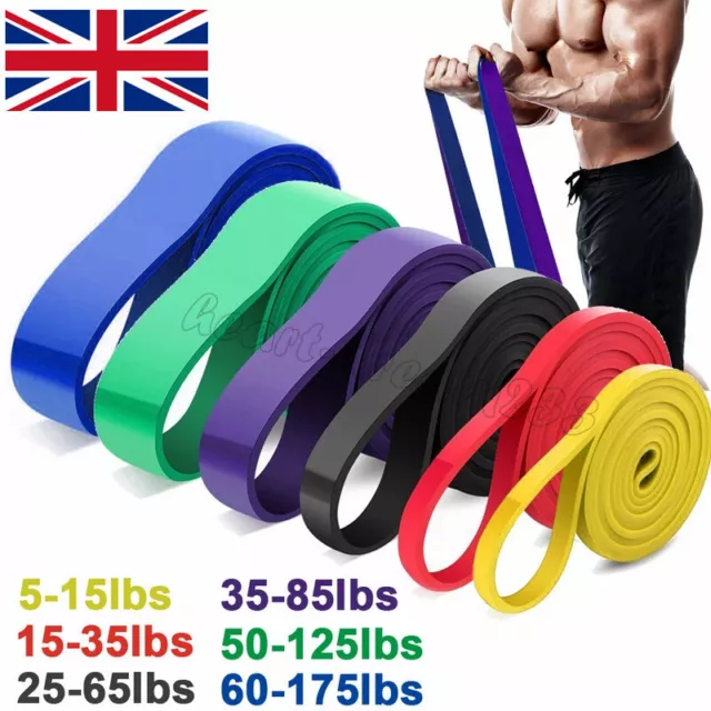 Resistance Band Pull Up Heavy Duty Assisted Exercise Tube Set Home Gym/Fitness