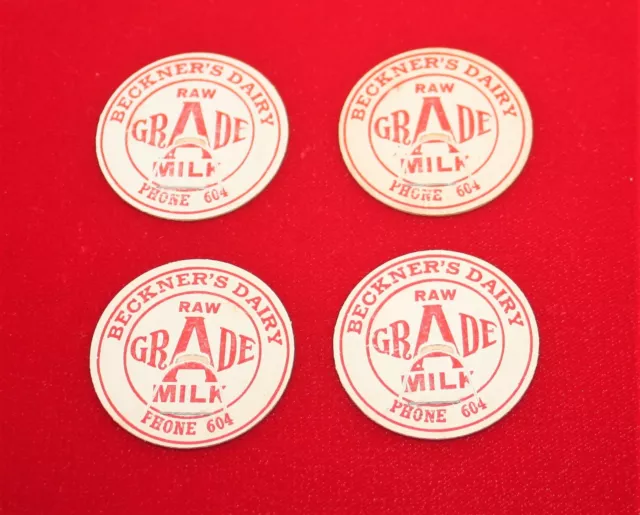 Beckners Dairy Milk Bottle Tops Va Farms