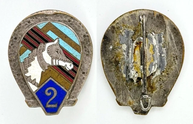 LOT DE 10 insignes boutonnière 1940 1° RCA REGIMENT CHASSEURS D'AFRIQUE